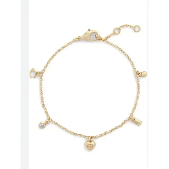 Signature Coach Necklace & Charm Bracelet Set for Spring and Summer Break NWT - Picture 3 of 12